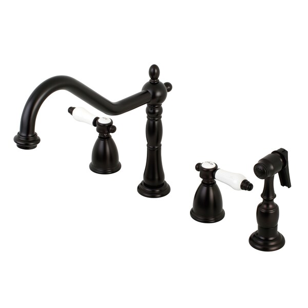 Widespread Kitchen Faucet, Oil Rubbed Bronze